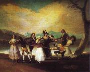 Francisco Jose de Goya Blind Man's Buff oil on canvas